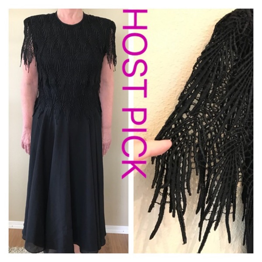 ✨HP✨STEPHANIE ANDREWS BLACK EVENING GOWN